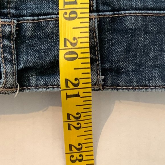 Contrast Womens Blue Denim Jean Jacket Button Closer Size Small - Picture 10 of 12